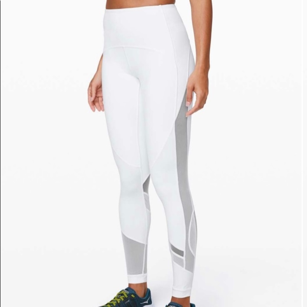 Lululemon Clear the Court 28” White Leggings